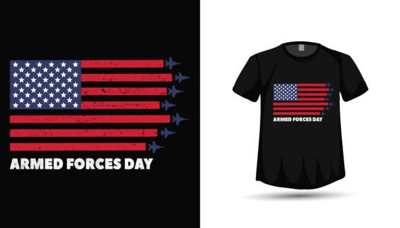 4th July Armed Forces Tshirt Design Graphics Review