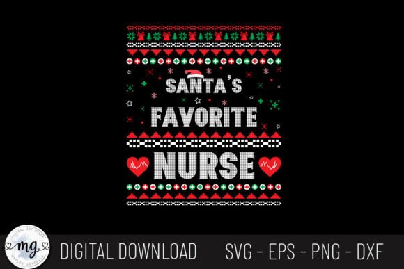 Christmas Ugly Sweater SVG Design for T-Shirt Graphics