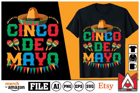CINCO DE MAYO T-Shirt Design Graphics Review
