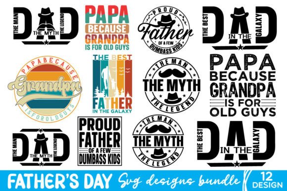 Father's Day Graphics & T-Shirt Designs Bundle Review