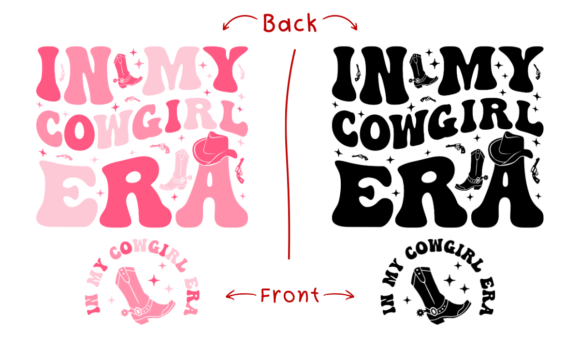 In My Cowgirl Era Groovy Design SVG PNG Graphics