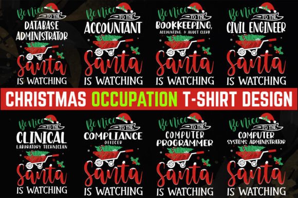 Profession Christmas T-Shirt Design Graphics Review