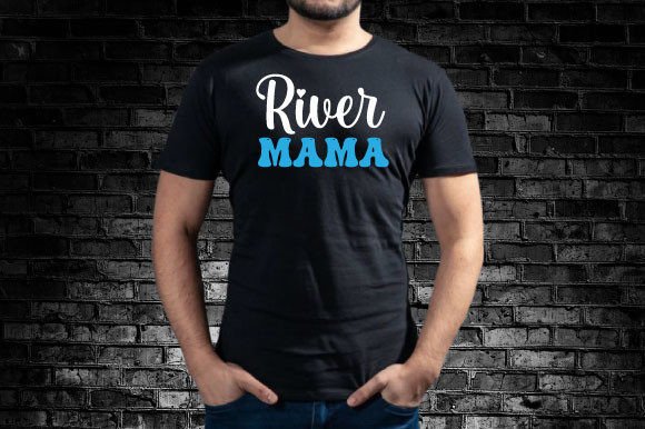 River Mama Svg Design: Graphics & T-Shirt Designs
