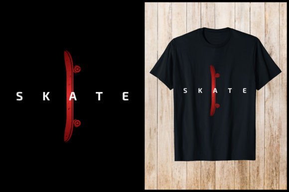 Skateboard T-Shirt Design: Graphics for T-Shirt Designs